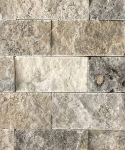 Silver Split Face Travertine Mosaic 4