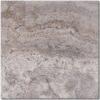 Silver Tumbled 18x18 Travertine Tile 1