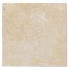 Ivory 24x24 Tumbled Travertine Paver 0