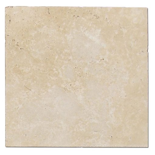 Ivory 24x24 Tumbled Travertine Paver 1