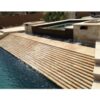 Walnut 16x24 Bullnose Tumbled Travertine Pool Coping 6