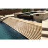 Walnut 16x24 Bullnose Tumbled Travertine Pool Coping 0