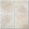 Ivory 24x24 Tumbled Travertine Tile 0