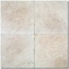 Ivory 24x24 Tumbled Travertine Tile 2