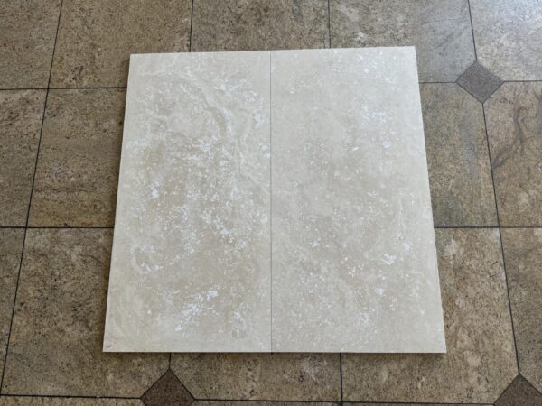 Ivory 18x36 Honed Travertine Tile 0