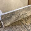 Silver 6x18x6 Travertine Ledger Corner 1