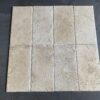 Ivory Brushed/Chiseled 8x16 Travertine Tile 0