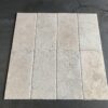 Ivory Brushed/Chiseled 8x16 Travertine Tile 5