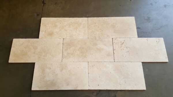 Ivory Tumbled 8X16 Travertine Tile 2