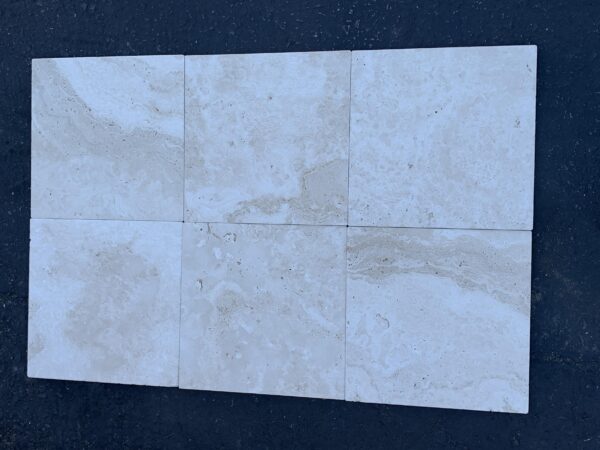 Ivory Tumbled 12x12 Travertine Tile 5