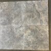 Silver Filled & Honed 12x12 Travertine Tile 2