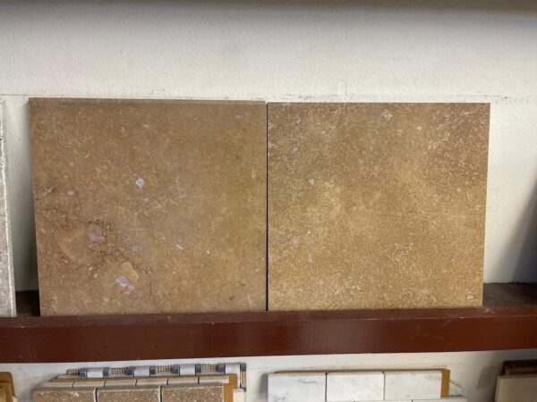 Noce 12x12 Filled & Honed Travertine Tile 1