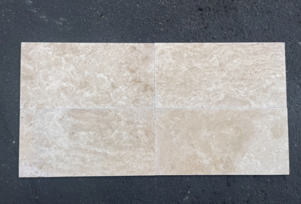 Ivory Tumbled 12x24 Travertine Tile 4