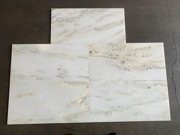 Calacatta Sunset Brushed 12x24 Marble Tile 3