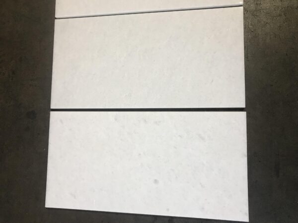 Polar White 12x24 Honed Marble Tile 3