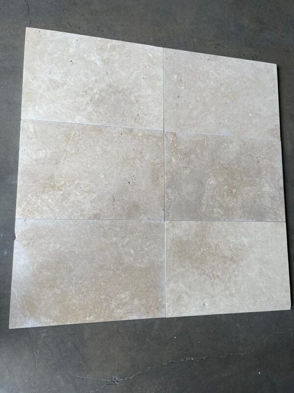 Ivory 16x24 Tumbled Travertine Paver 2