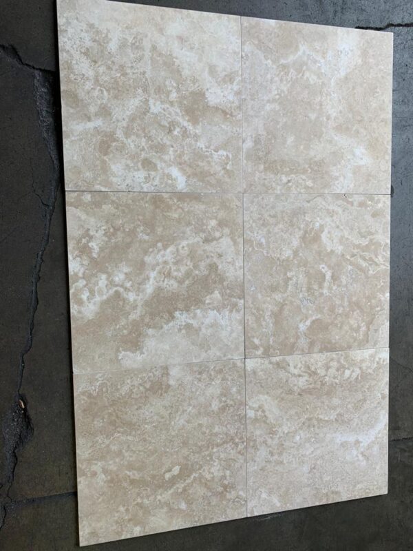 Durango 18X18 Filled & Honed Travertine Tile