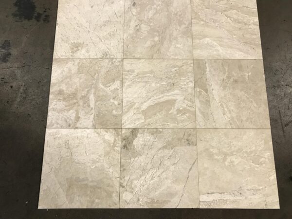 Breccia Bianco Polished 18x18 Marble Tile 2