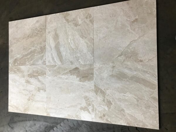 Breccia Bianco Polished 24x24 Marble Tile 3