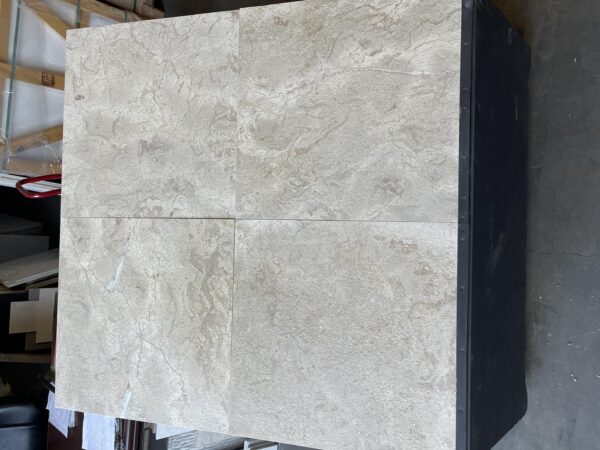 Golden Sand 24x24 Brushed Marble Tile 2