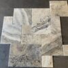 Philadelphia Versailles Pattern Brushed/Chiseled Travertine Tile 6