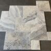 Philadelphia Versailles Pattern Brushed/Chiseled Travertine Tile 8