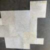 Golden Sand Pattern Brushed/Straight Edge Marble Tile 1