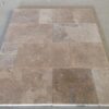 Walnut Pattern Tumbled Pavers Travertine Paver 6