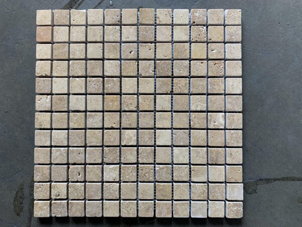 Noce Mosaic Tumbled Travertine 6