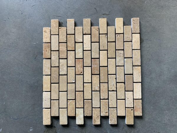 Noce Mosaic Tumbled Travertine 6