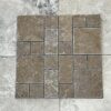 Noce Mini V/P Tumbled Travertine Mosaic 0