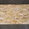 Golden Sienna Mosaic Yellow Splift-Face Travertine 9