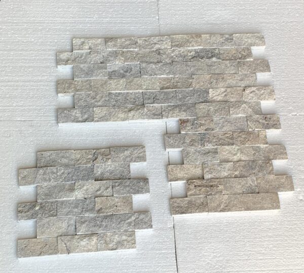 Silver Split Face Travertine Mosaic 7