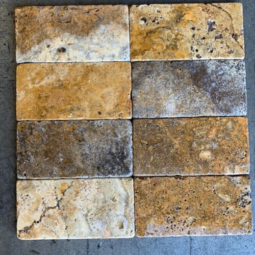 Scabos 3x6 Tumbled Travertine Tile 0