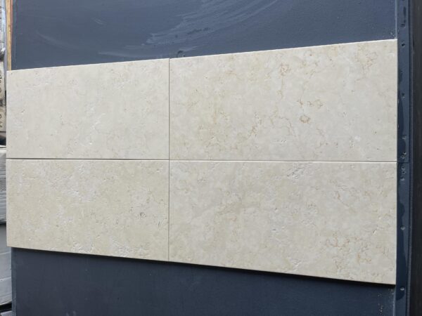 Crema Royal Brushed 12x24 Limestone Tile 1