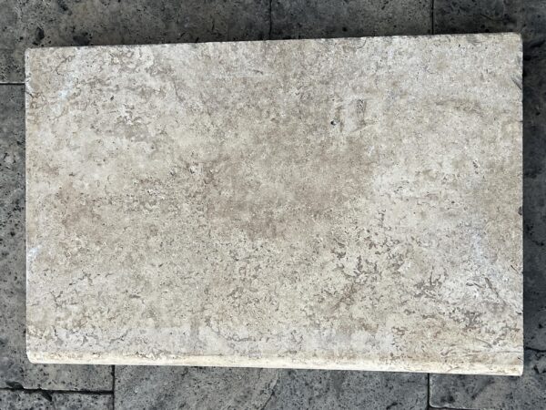 Walnut 16x24 Bullnose Tumbled Travertine Pool Coping 8