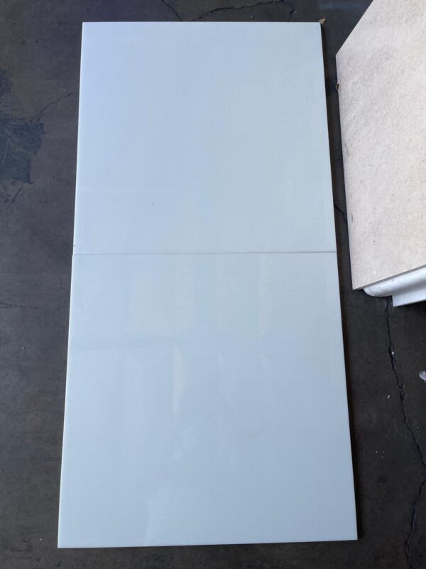 Thassos White 24x24 Polished Marble Tile 1