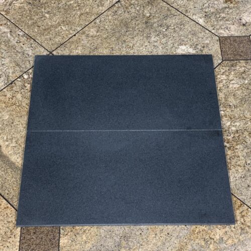 Pompeii Black Honed 12x24 Basalt Tile 0