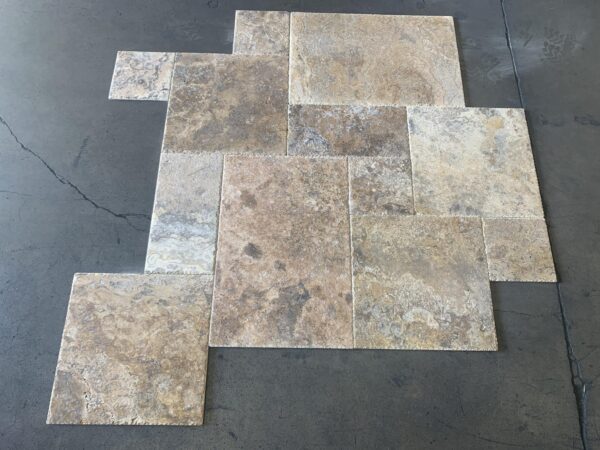 Scabos 18x18 Honed Travertine Tile 6