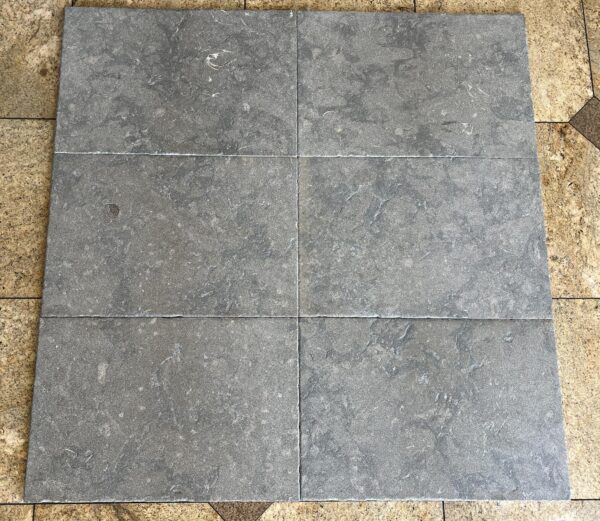 Caracas Blue 16x24 Antique Chiseled Limestone Tile 2