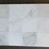 Oriental White 6x6 Honed Marble Tile 4