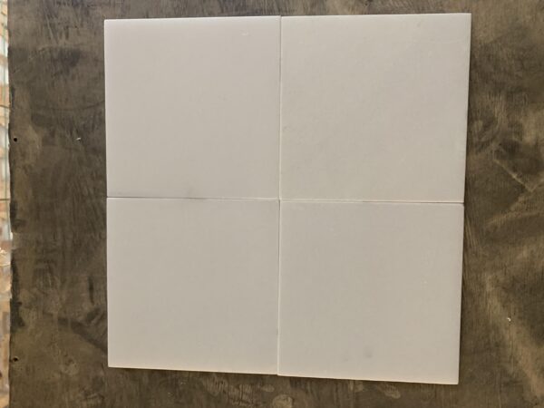 Oriental White 6x6 Honed Marble Tile 5