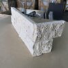 Ivory 6x18x6 Travertine Ledger Corner 2