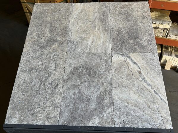 Silver Tumbled 16x24 Travertine Tile 0