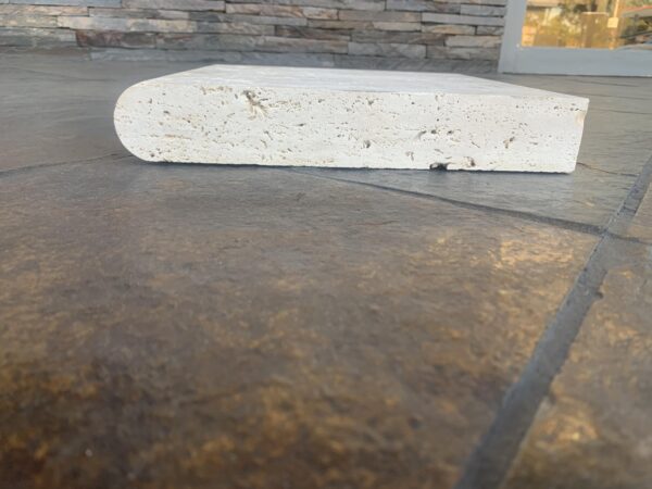 Ivory 12x12 Travertine Pool Coping 2