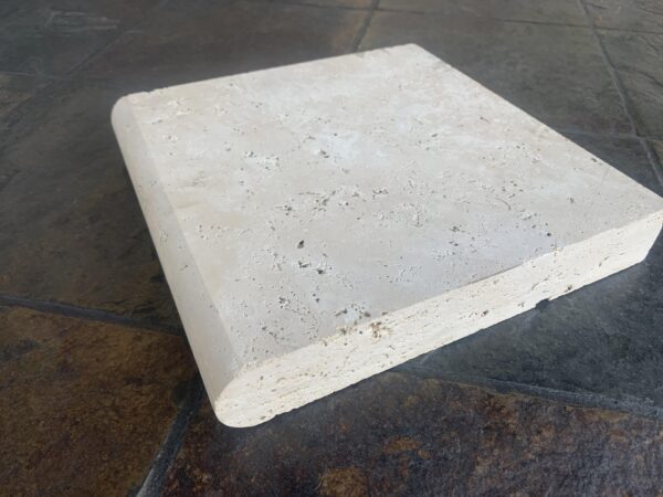 Ivory 12x12 Travertine Pool Coping 1