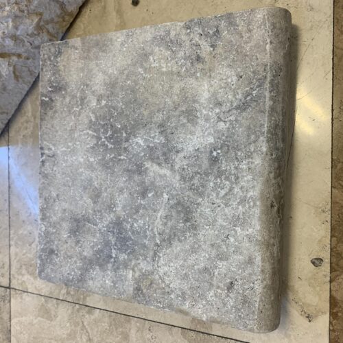 Silver 12x12 Travertine Pool Coping 0