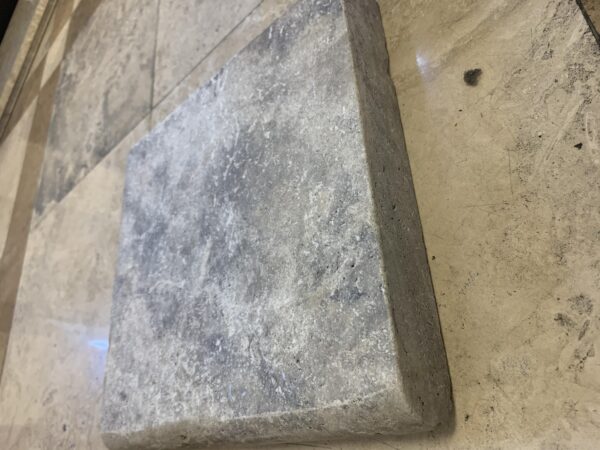 Silver 12x12 Travertine Pool Coping 2