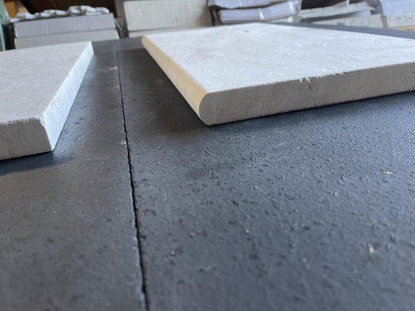 Cardinal Beige Pool Coping Bullnose Tumbled 12x24 Limestone 3