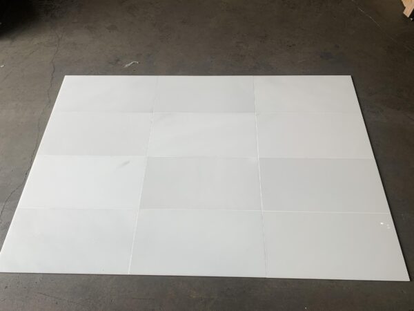 Thassos Classic White 12x24 Polished Marble Tile 2